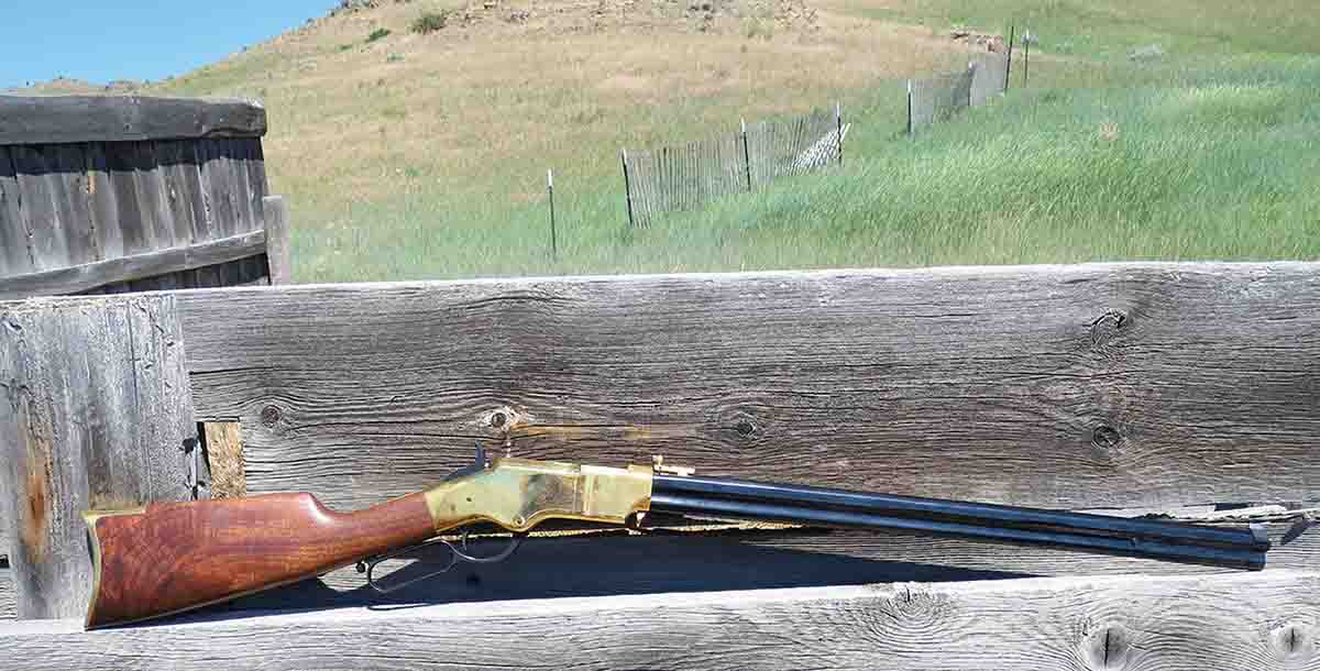 The repeating rifle that started Winchester’s path of .44-caliber repeating rifles was the Henry .44 Rimfire. This is a new one from the modern Henry Repeating Arms.